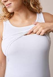 Boob Organic Cotton Maternity & Nursing Tank - Vanilla