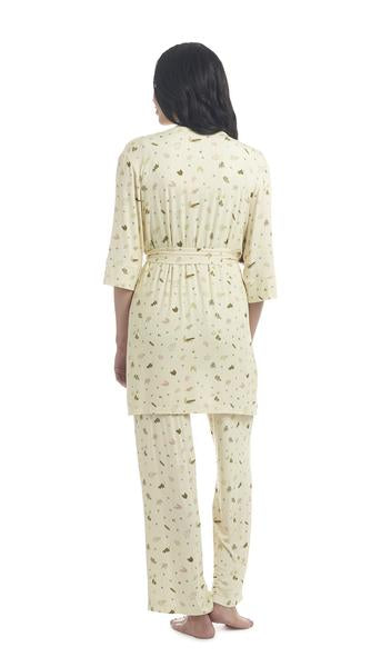 Everly Grey Mom & Baby 5-Piece Maternity & Nursing PJ Set - Nature