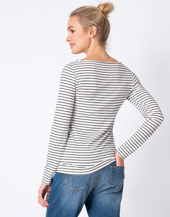 Seraphine Maternity & Nursing Ribbed Tops Anne – 2 Pack - Stripes