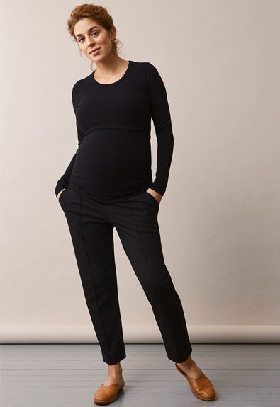 Boob Maternity & Nursing Top Signe - Black