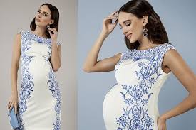 Elpasa Blue & White Maternity Dress Tilda SALE, Maternity Dresses Canada Nursing Dresses Canada,- Luna Maternity & Nursing