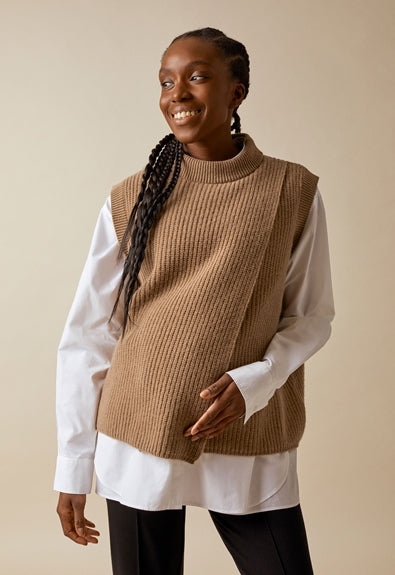Boob Design Maternity & Nursing Sesame Wool Vest
