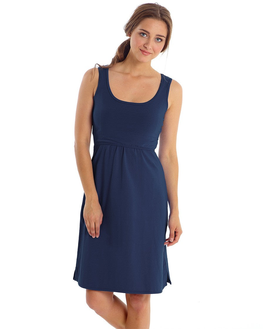 Mothers en Vogue Organic Tank Nursing Dress India Ink, Maternity Dresses Canada Nursing Dresses Canada,- Luna Maternity & Nursing