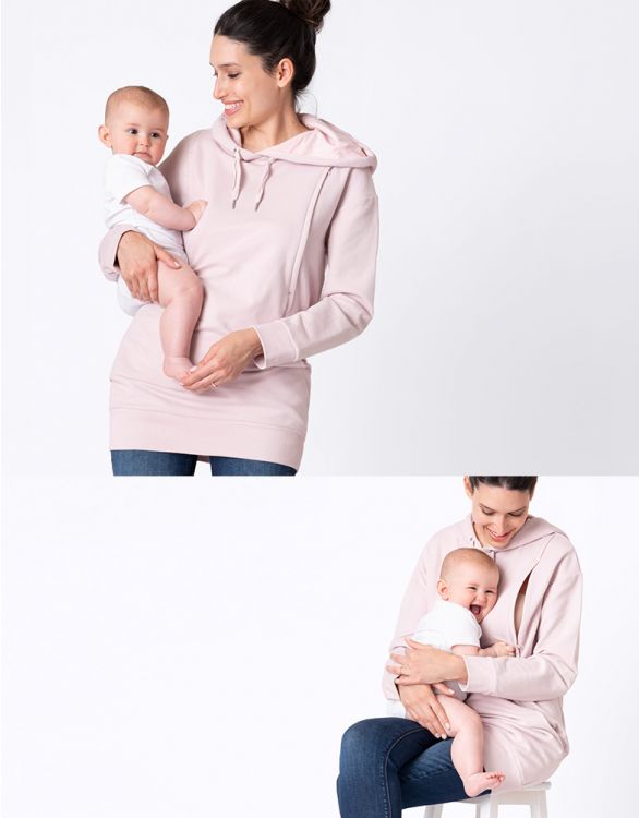 Seraphine Maternity & Nursing Hoodie Pernella Blush
