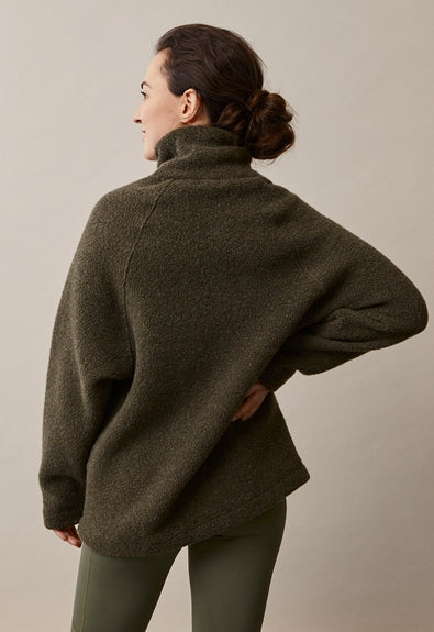 Boob Design Maternity & Nursing Wool Pile Sweater