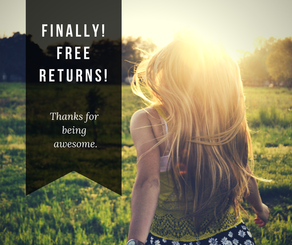 Luna Offers Free Returns!!