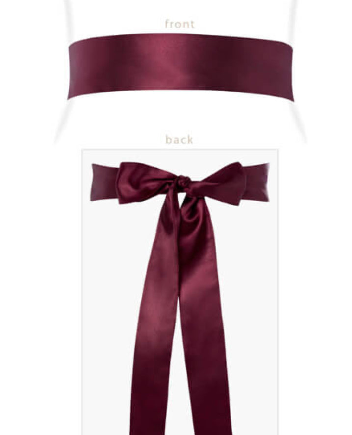 Tiffany Rose Maternity & Nursing Satin Sash - MORE COLOURS - Luna Maternity & Nursing