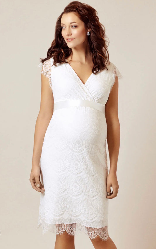 Tiffany Rose Maternity & Nursing Ivory Shift Dress Imogen
