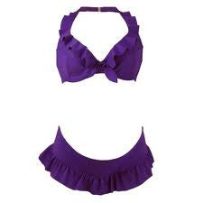 Cache Coeur Maternity Bikini "Salsa" in Violet, Swimwear,- Luna Maternity & Nursing