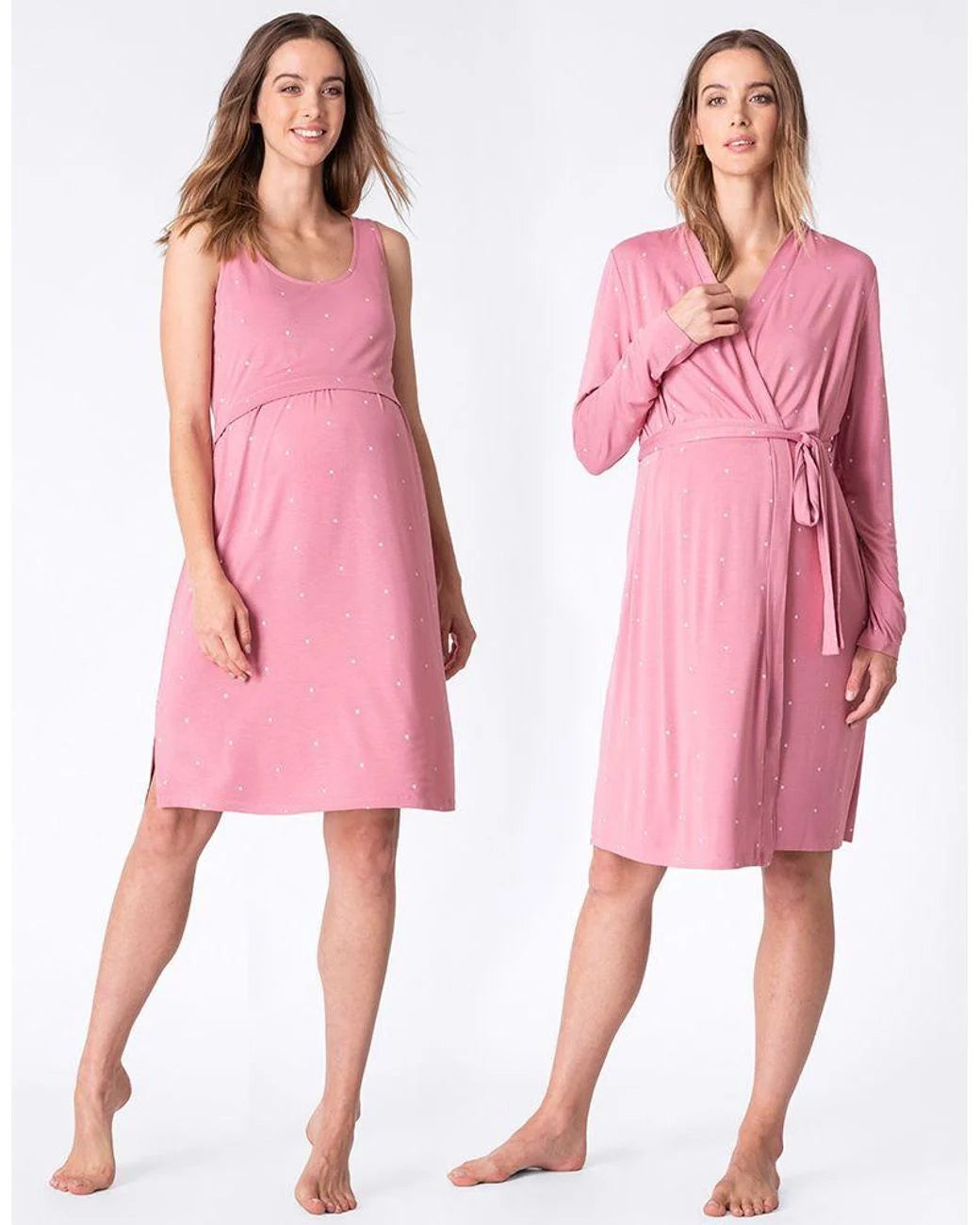 Seraphine Fuchsia Pink Knot Maternity Dress  Duty Free Canada – Luna  Maternity & Nursing