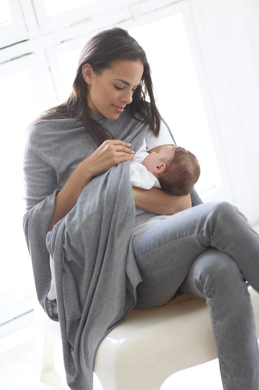 Seraphine Bamboo Maternity & Nursing Shawl Madison BESTSELLER Grey, Maternity Tops Nursing Tops Canada,- Luna Maternity & Nursing