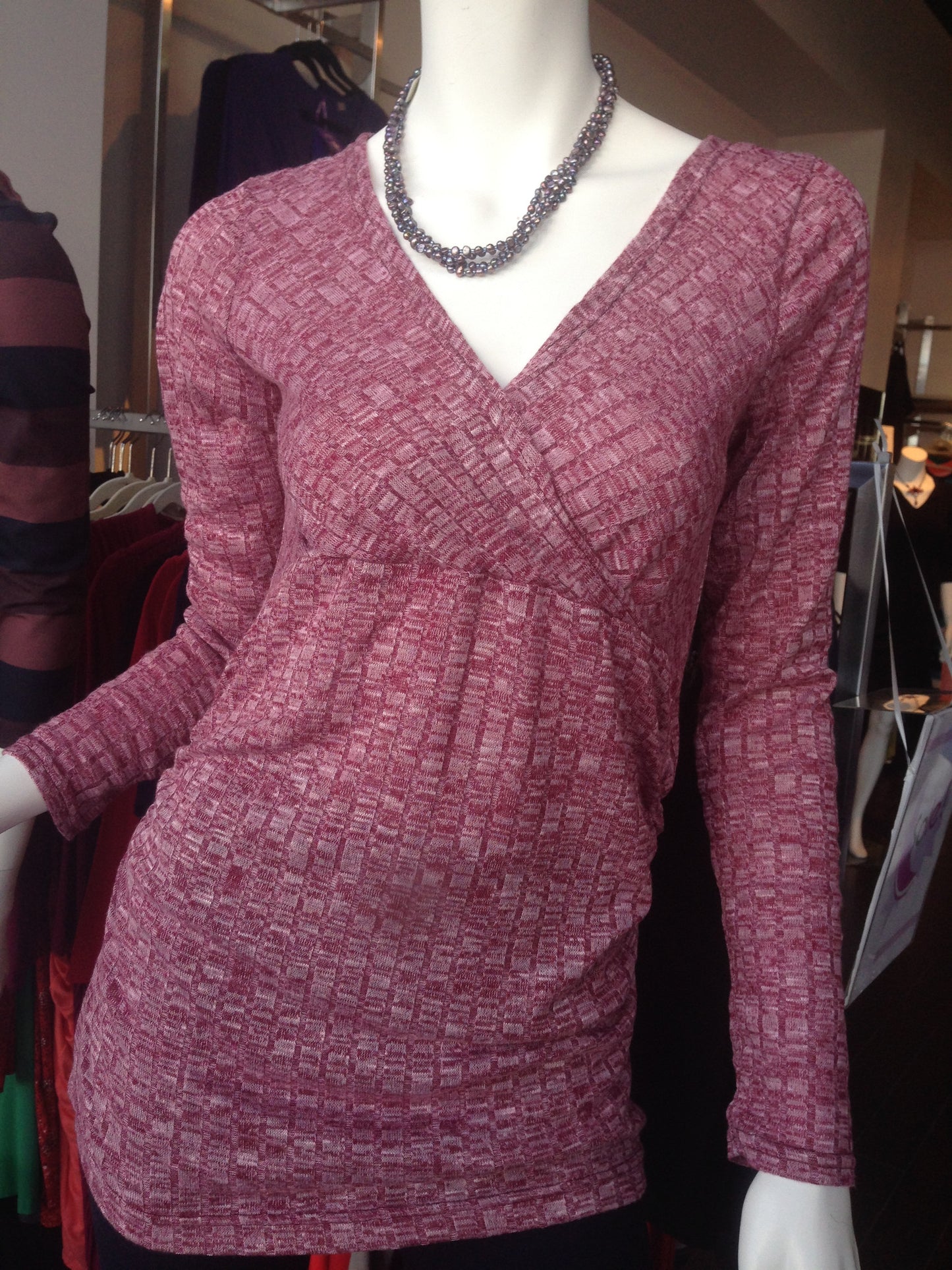 Bedondine Maternity & Nursing Knit Top, Maternity Tops Nursing Tops Canada,- Luna Maternity & Nursing