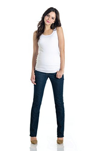 Lilac Maternity & Tummy Trimmer Post Pregnancy Straight Leg Jeans, Designer Maternity Jeans Toronto Canada Online,- Luna Maternity & Nursing