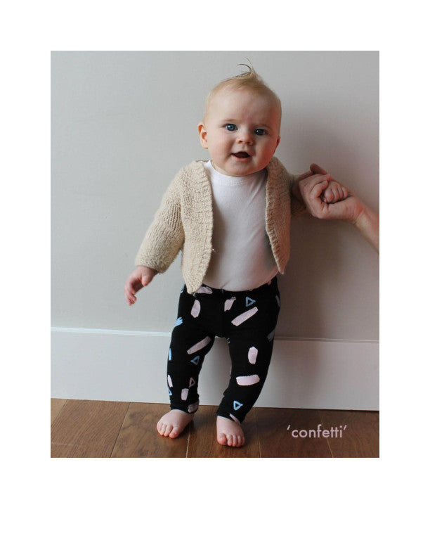 Thief & Bandit Organic Unisex Hand-Printed Baby Leggings, Babyware,- Luna Maternity & Nursing