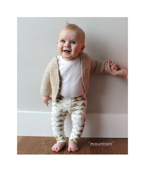 Thief & Bandit Organic Unisex Hand-Printed Baby Leggings, Babyware,- Luna Maternity & Nursing