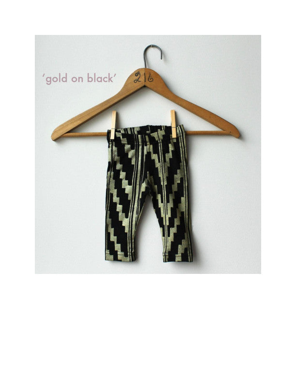 Thief & Bandit Organic Unisex Hand-Printed Baby Leggings, Babyware,- Luna Maternity & Nursing