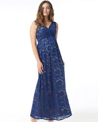 Mothers en Vogue Maternity & Nursing Maxi Dress Chantilly Blue, Maternity Dresses Canada Nursing Dresses Canada,- Luna Maternity & Nursing