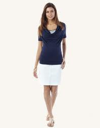 Seraphine Denim Maternity Skirt - Size 2, Sale,- Luna Maternity & Nursing
