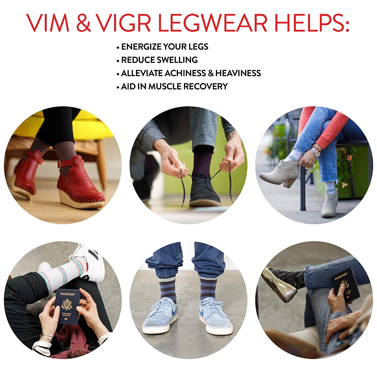 Vim & Vigr Moisture Wick Compression Solid Black, Accessories,- Luna Maternity & Nursing