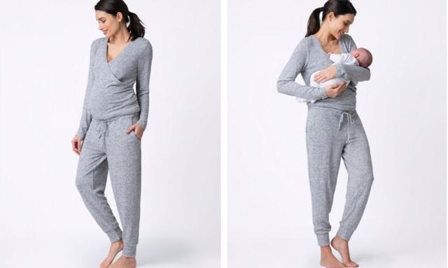 Free Shipping on Seraphine Maternity & Nursing Loungewear Set Canada – Luna  Maternity & Nursing