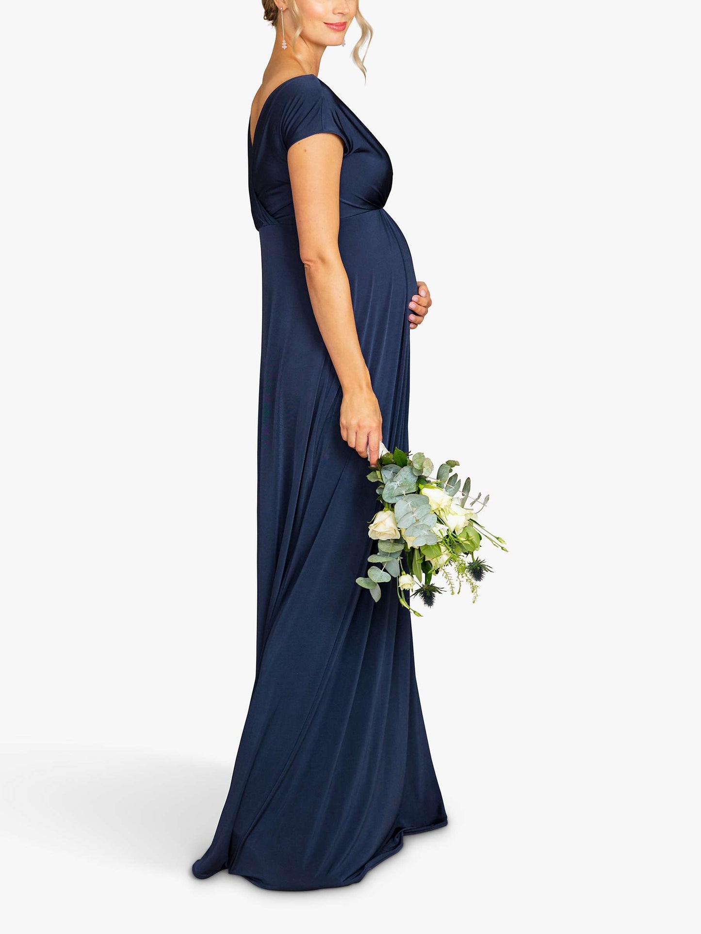 Tiffany Rose Maternity & Nursing Nightshadow Blue Gown Francesca