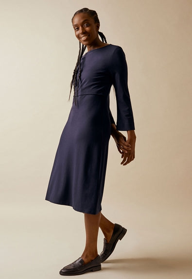Flattering Boob Design Pregnancy Nursing Icon Dress