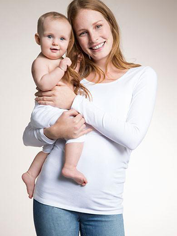 Boob Maternity & Nursing Organic Cotton Long Sleeve Top, Maternity Tops Nursing Tops Canada,- Luna Maternity & Nursing