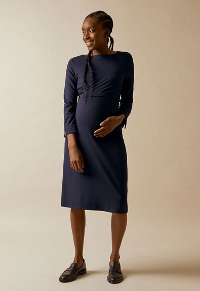 Nursing Dress Maternity Party Clothes Flattering Boob Design