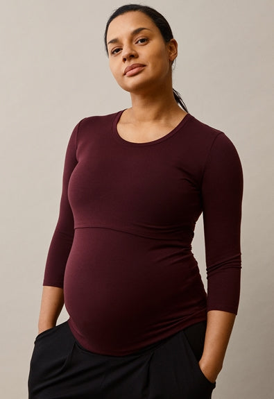 Boob Maternity & Nursing Easy Top with 3/4 Sleeves