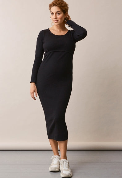 boob design dress Buy Maternity & Nursing Signe Black Color:Crystal Lilac Dailytrove Women's Sleeveless Fit 6% Elastane F/W25