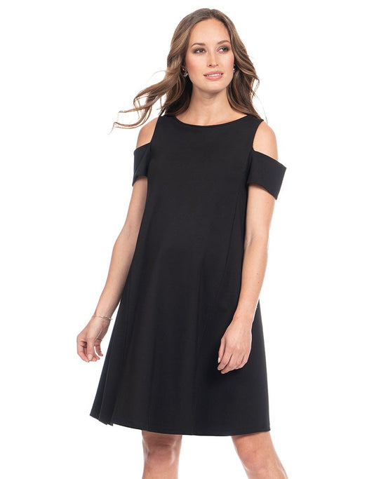 Seraphine Maternity & Nursing Cold Shoulder Dress Bluebell, Maternity Dresses Canada Nursing Dresses Canada,- Luna Maternity & Nursing