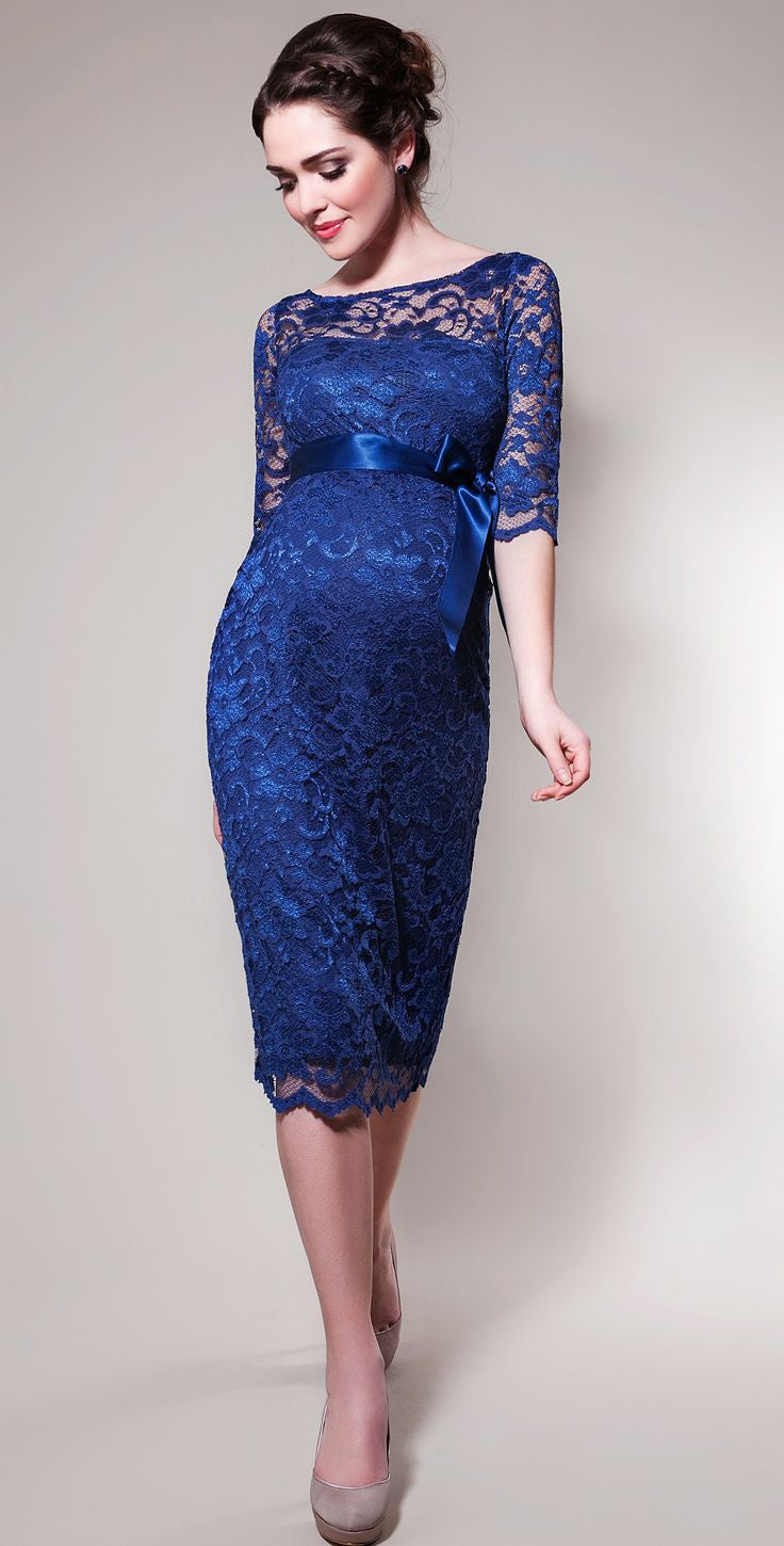 Amelia Maternity Lace Dress in Navy - Maternity Wedding Dresses, Evening  Wear and Party Clothes by Tiffany Rose US