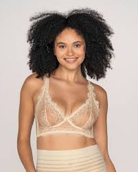 Leonisa Sheer Lace Ivory Bustier Bralette with Underwire