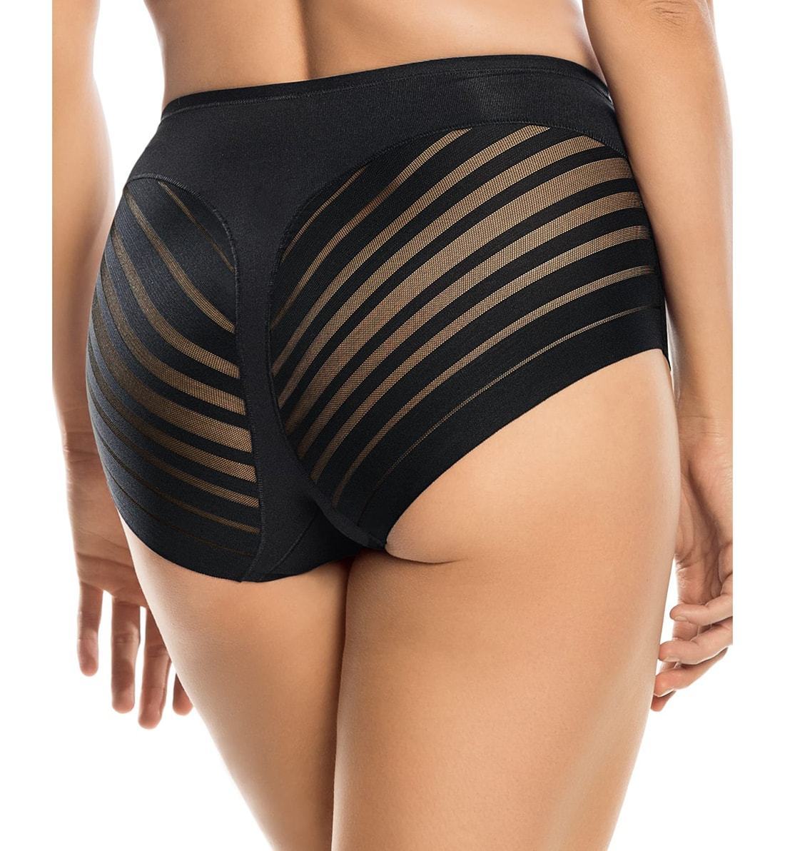 Leonisa Lace Stripe Undetectable Comfy Control Post Pregnancy Panty 012903
