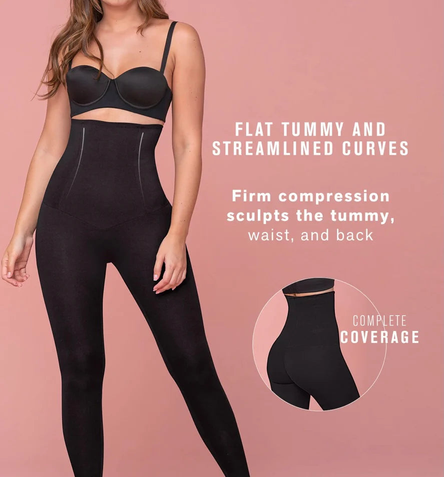 Leonisa Post Pregnancy High Waisted Firm Compression ActiveLife Leggings