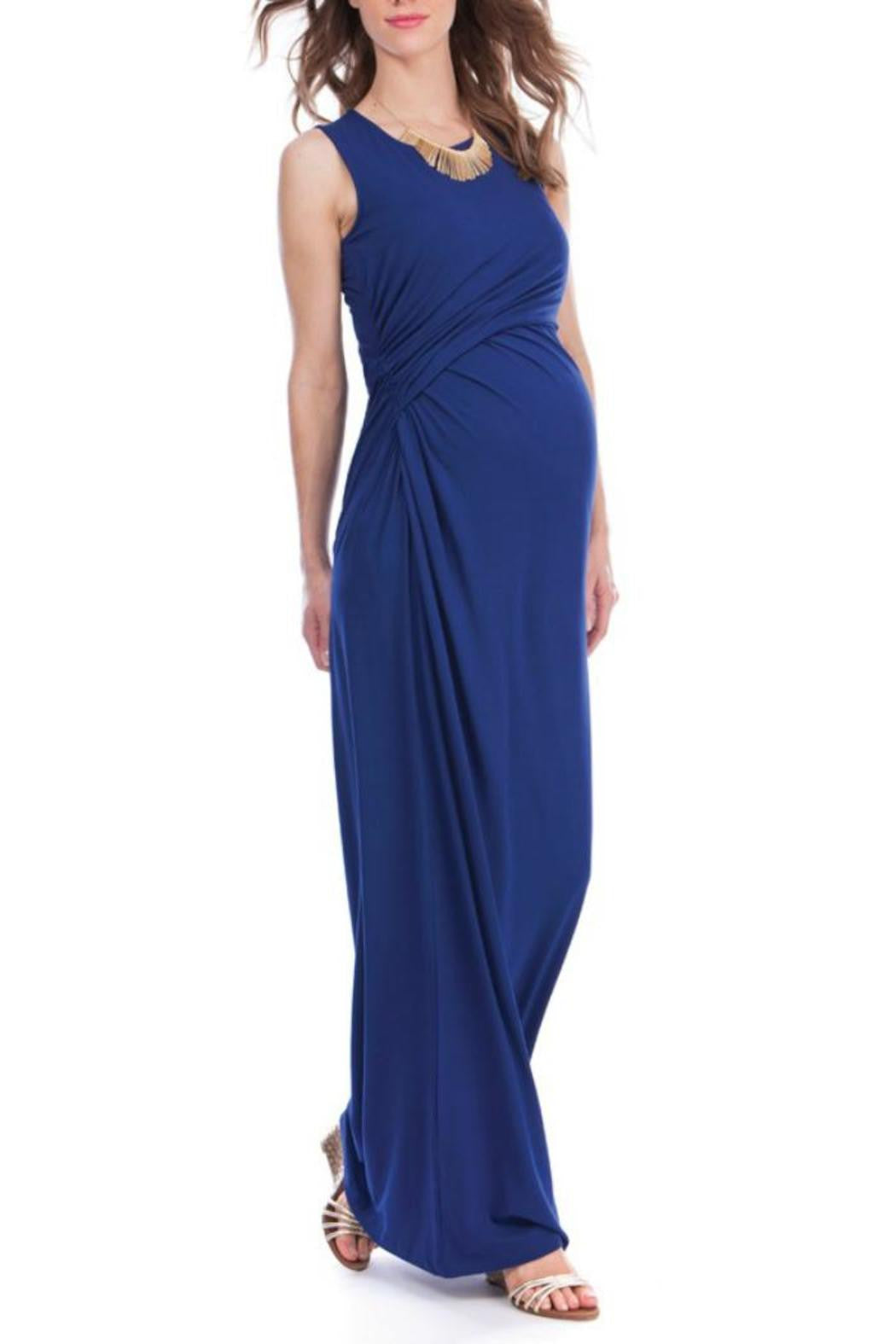 sachin and babi light blue dress Nursing Dresses | Shipped & Packed by Moms in the USA main image 1