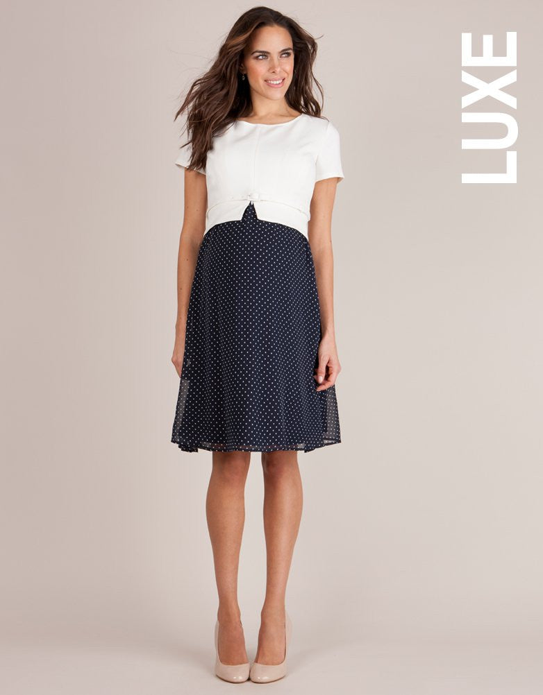 Seraphine Maternity & Nursing Silk & Ponte Dress Jill, Maternity Dresses Canada Nursing Dresses Canada,- Luna Maternity & Nursing