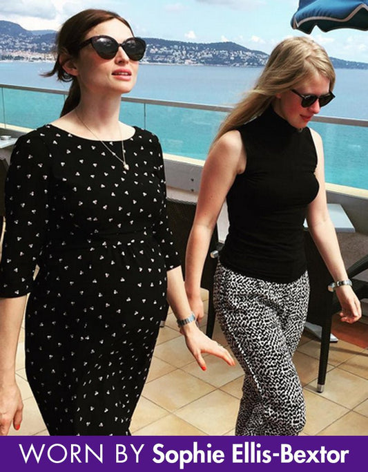 Seraphine Black Woven Print Maternity Dress Minnie, Maternity Dresses Canada Nursing Dresses Canada,- Luna Maternity & Nursing