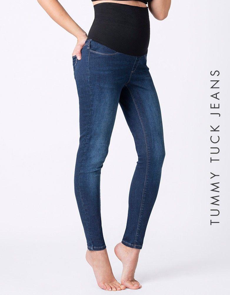 Seraphine Post Pregnancy Slimming Jeans Tristan- Black  SALE