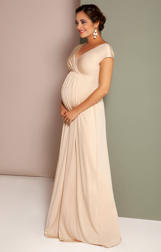 Tiffany Rose Maternity & Nursing Maxi Dress Francesca Champagne