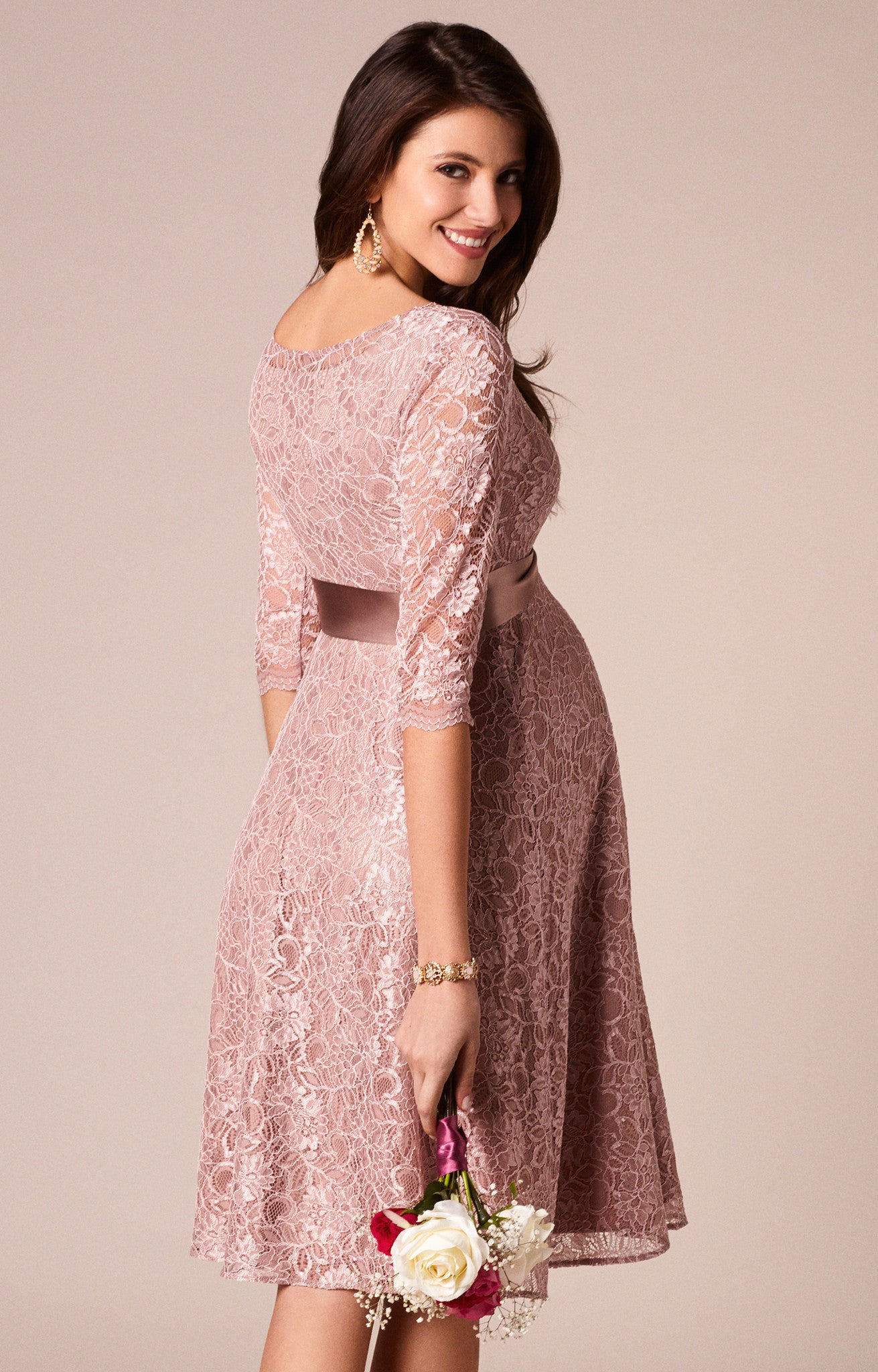 Best Price on Tiffany Rose Maternity Lace Dress Freya Blush