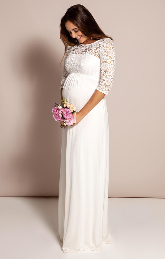 Tiffany Rose Maternity Gown Lucia Ivory White