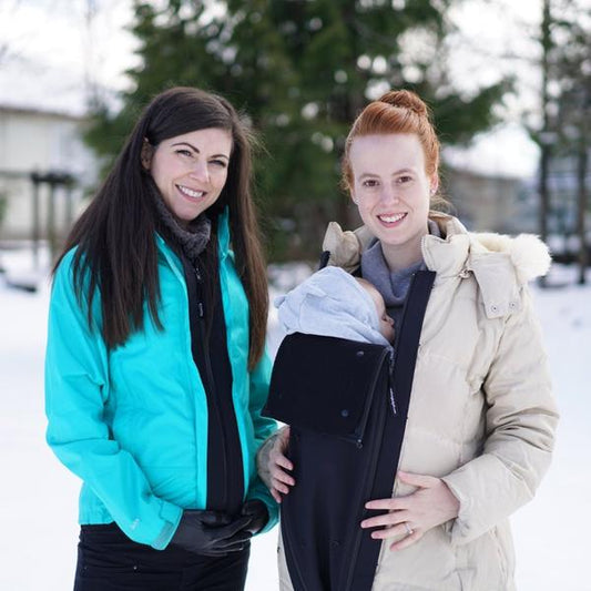 Make My Belly Fit Maternity Nursing & Post Pregnancy Universal Zip Adapter + Jacket Extender + Warm Layer, Maternity Coats Canada Pregnancy Babywearing Jackets Toronto Alberta,- Luna Maternity & Nursing